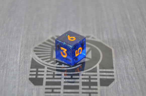 D6 Halloween Blue